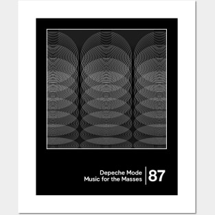 Music for the Masses - Minimal Style Graphic Artwork Posters and Art